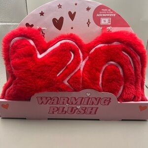 Red XO Warming Plush NEW